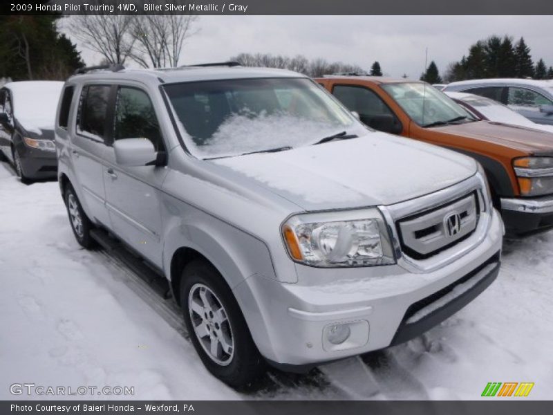 Billet Silver Metallic / Gray 2009 Honda Pilot Touring 4WD