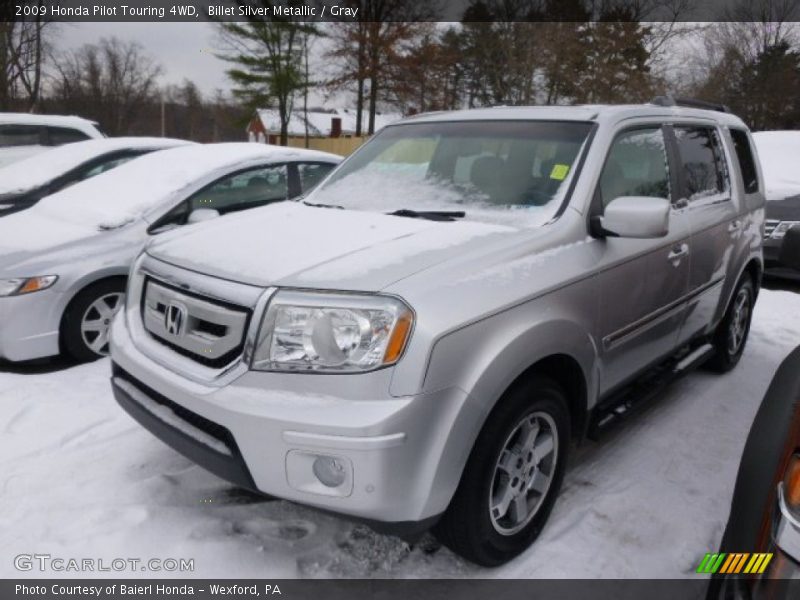 Billet Silver Metallic / Gray 2009 Honda Pilot Touring 4WD