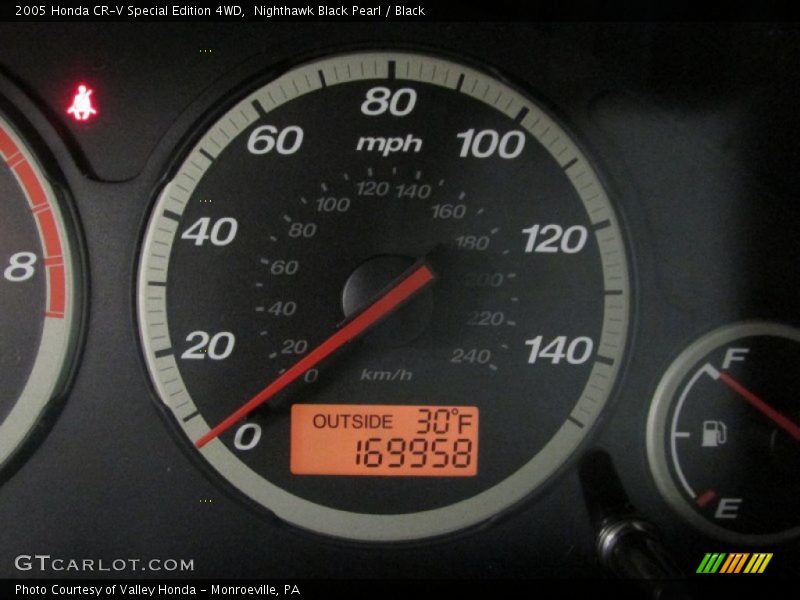 Nighthawk Black Pearl / Black 2005 Honda CR-V Special Edition 4WD