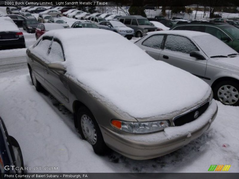 Light Sandrift Metallic / Taupe 2001 Buick Century Limited