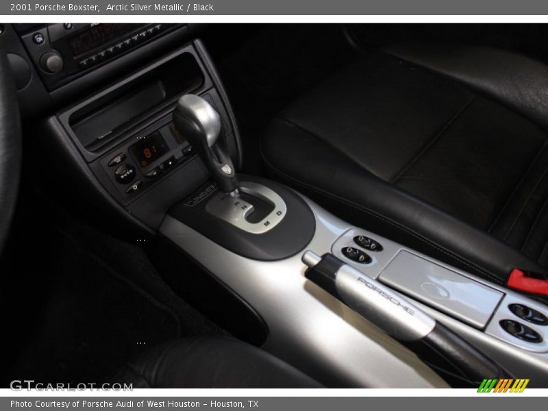 Arctic Silver Metallic / Black 2001 Porsche Boxster
