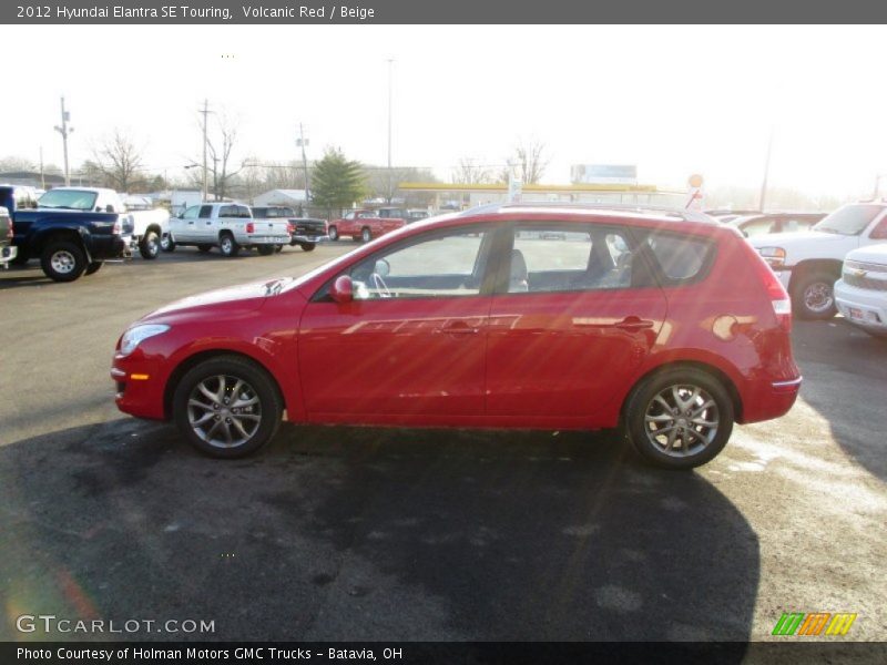 Volcanic Red / Beige 2012 Hyundai Elantra SE Touring