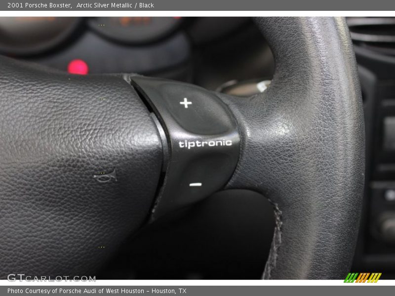 Arctic Silver Metallic / Black 2001 Porsche Boxster