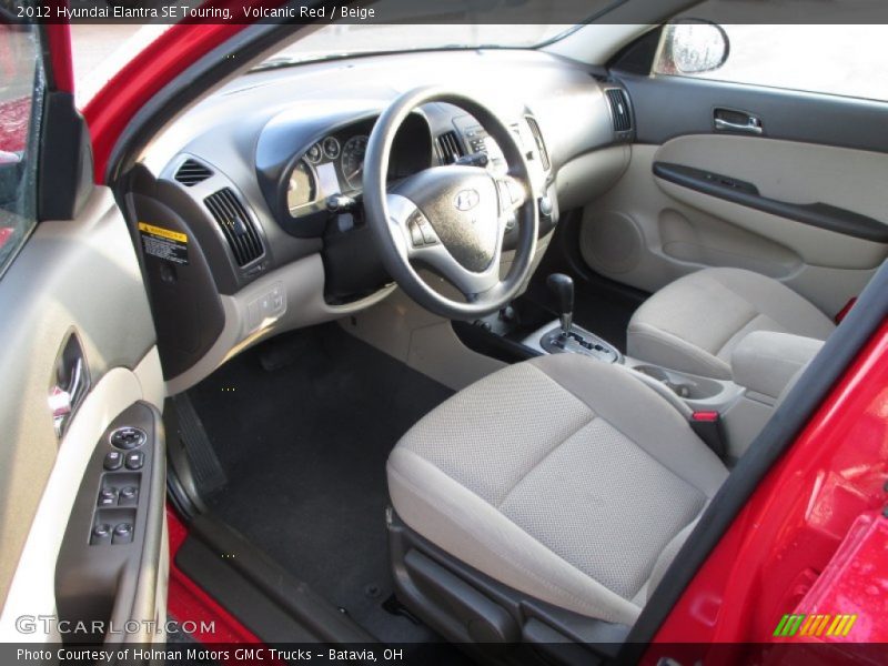 Volcanic Red / Beige 2012 Hyundai Elantra SE Touring