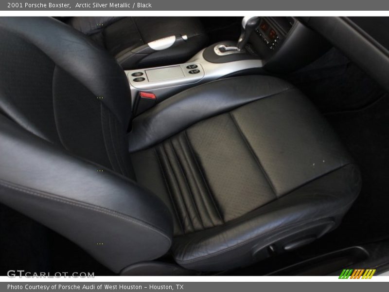 Arctic Silver Metallic / Black 2001 Porsche Boxster