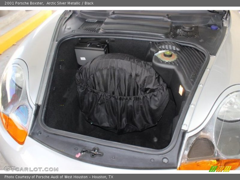 Arctic Silver Metallic / Black 2001 Porsche Boxster