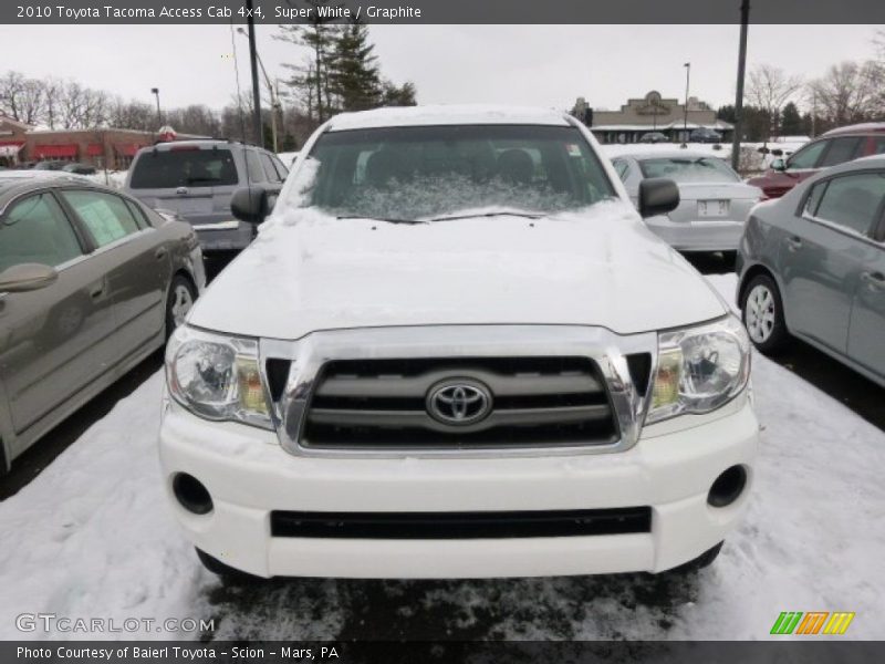Super White / Graphite 2010 Toyota Tacoma Access Cab 4x4