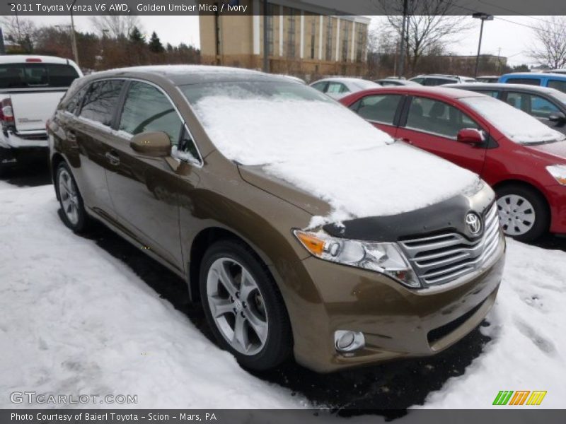 Golden Umber Mica / Ivory 2011 Toyota Venza V6 AWD