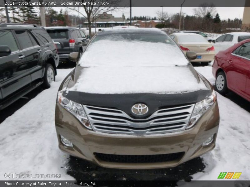 Golden Umber Mica / Ivory 2011 Toyota Venza V6 AWD