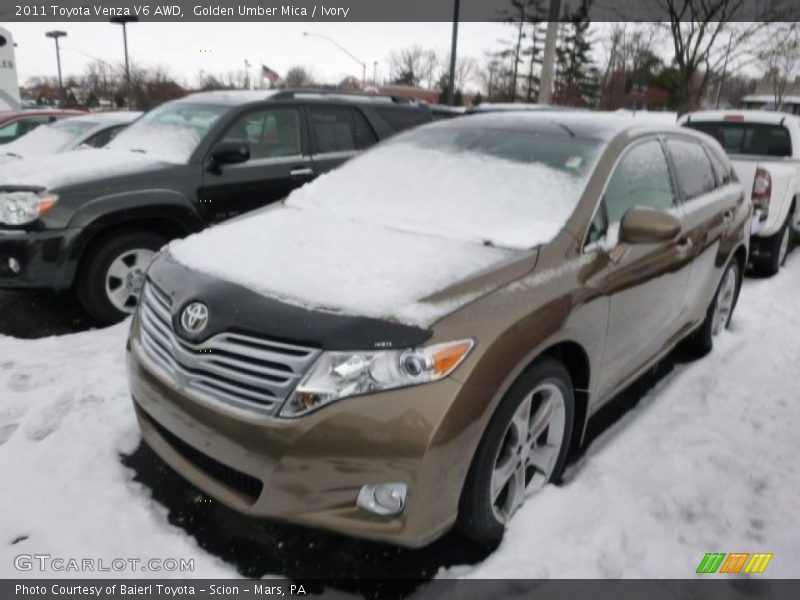Golden Umber Mica / Ivory 2011 Toyota Venza V6 AWD