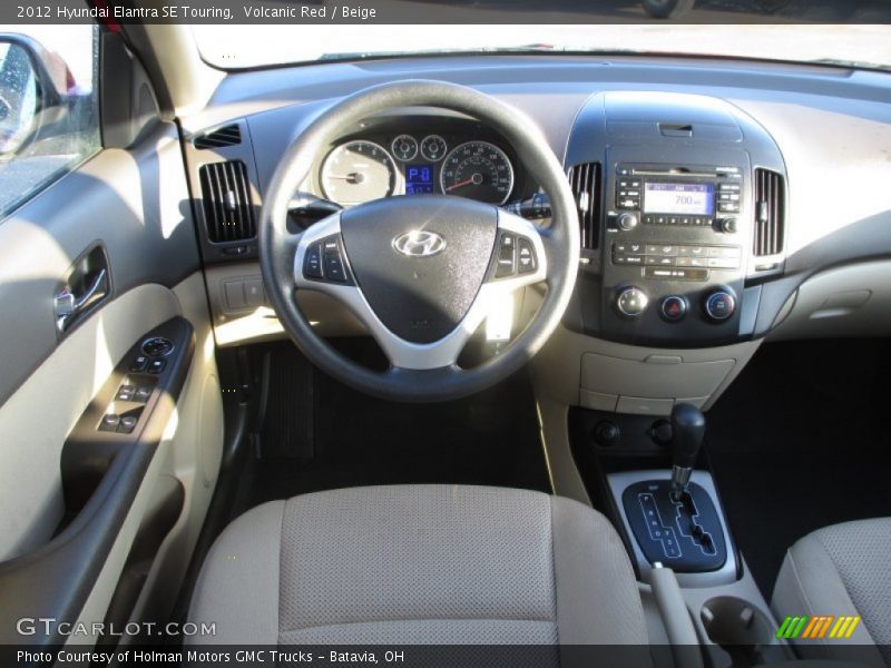 Volcanic Red / Beige 2012 Hyundai Elantra SE Touring