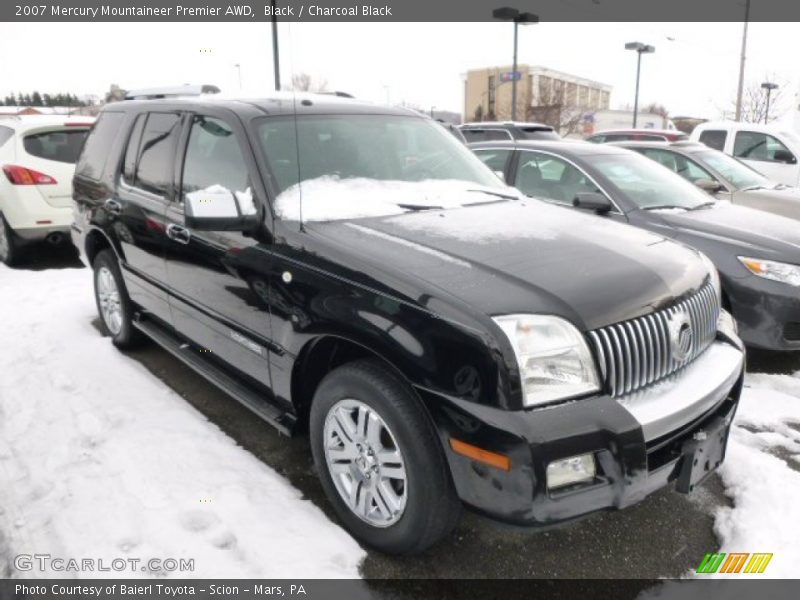 Black / Charcoal Black 2007 Mercury Mountaineer Premier AWD
