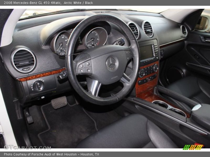 Arctic White / Black 2008 Mercedes-Benz GL 450 4Matic