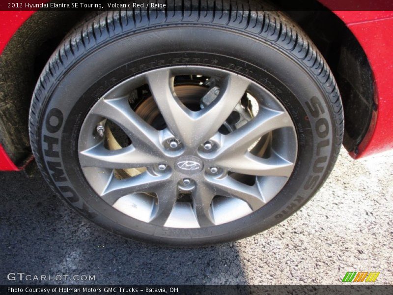 Volcanic Red / Beige 2012 Hyundai Elantra SE Touring