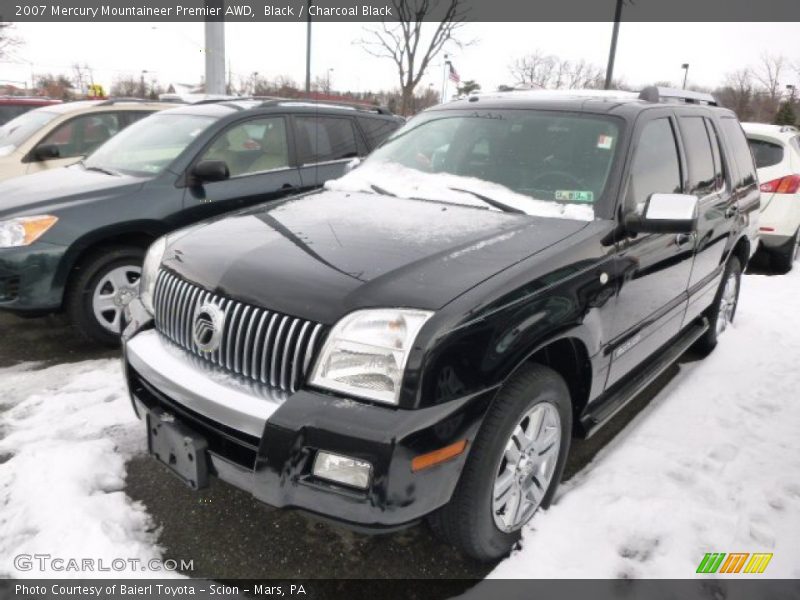 Black / Charcoal Black 2007 Mercury Mountaineer Premier AWD