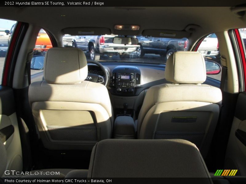 Volcanic Red / Beige 2012 Hyundai Elantra SE Touring