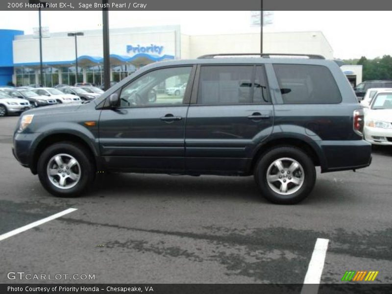 Sage Brush Pearl / Gray 2006 Honda Pilot EX-L