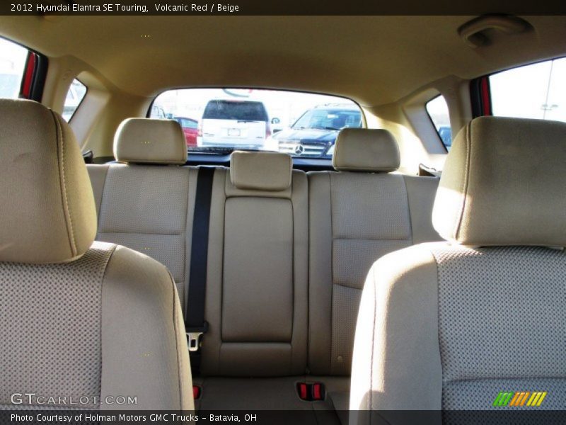 Volcanic Red / Beige 2012 Hyundai Elantra SE Touring