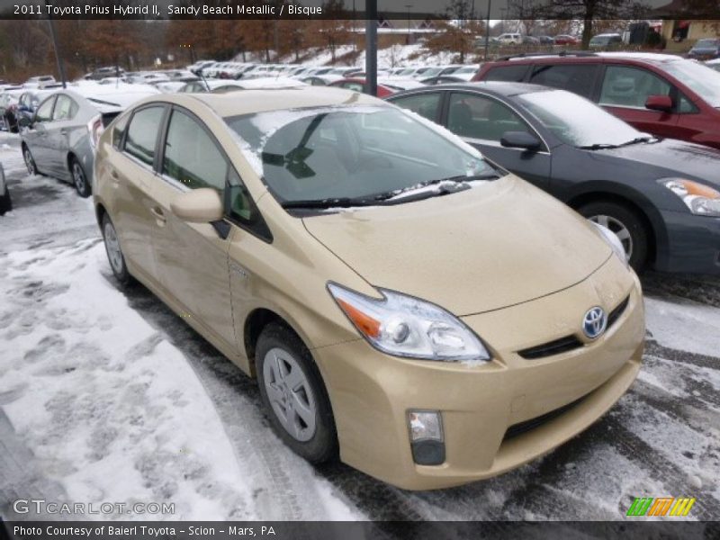 Sandy Beach Metallic / Bisque 2011 Toyota Prius Hybrid II