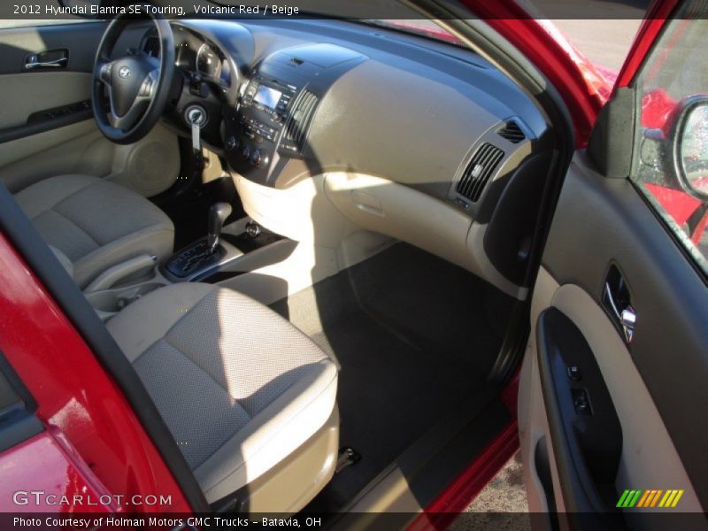 Volcanic Red / Beige 2012 Hyundai Elantra SE Touring