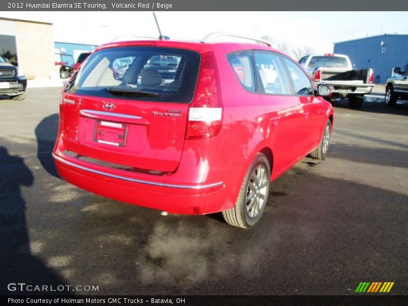 Volcanic Red / Beige 2012 Hyundai Elantra SE Touring