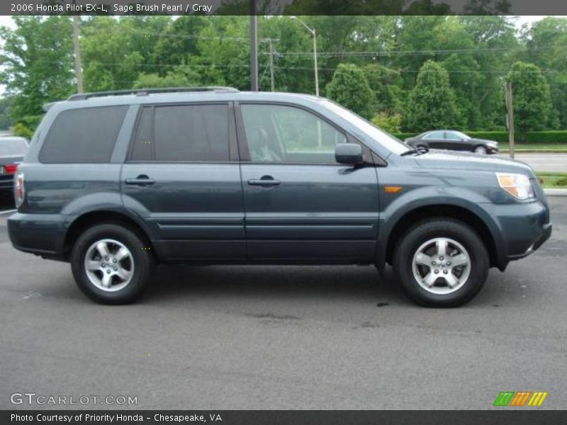 Sage Brush Pearl / Gray 2006 Honda Pilot EX-L