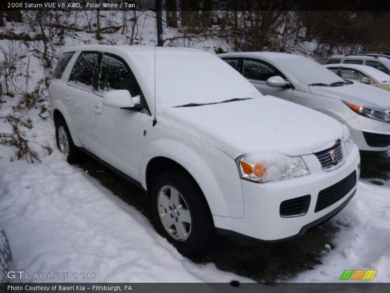 Polar White / Tan 2006 Saturn VUE V6 AWD