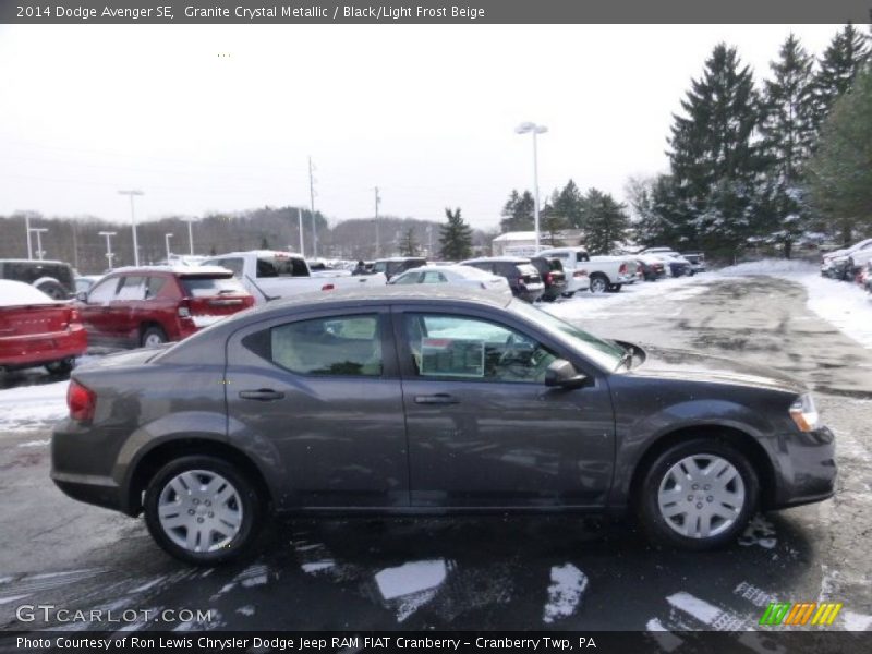 Granite Crystal Metallic / Black/Light Frost Beige 2014 Dodge Avenger SE