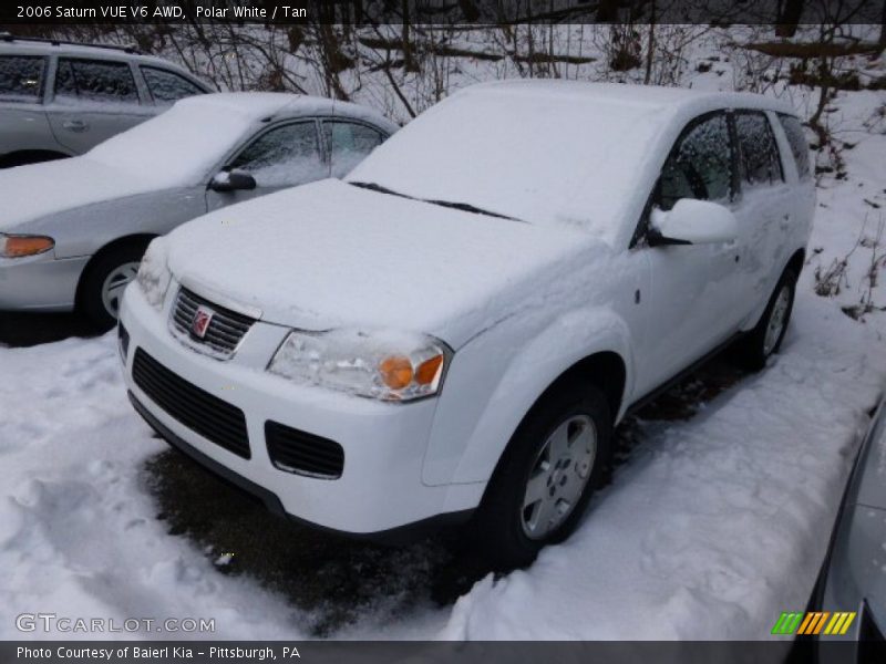 Polar White / Tan 2006 Saturn VUE V6 AWD