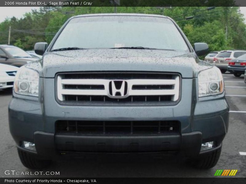 Sage Brush Pearl / Gray 2006 Honda Pilot EX-L