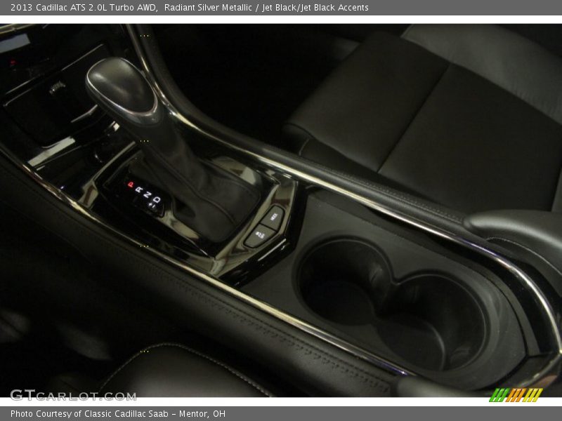 Radiant Silver Metallic / Jet Black/Jet Black Accents 2013 Cadillac ATS 2.0L Turbo AWD