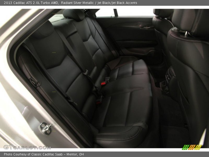 Radiant Silver Metallic / Jet Black/Jet Black Accents 2013 Cadillac ATS 2.0L Turbo AWD