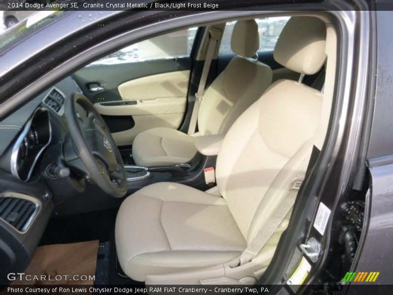 Front Seat of 2014 Avenger SE