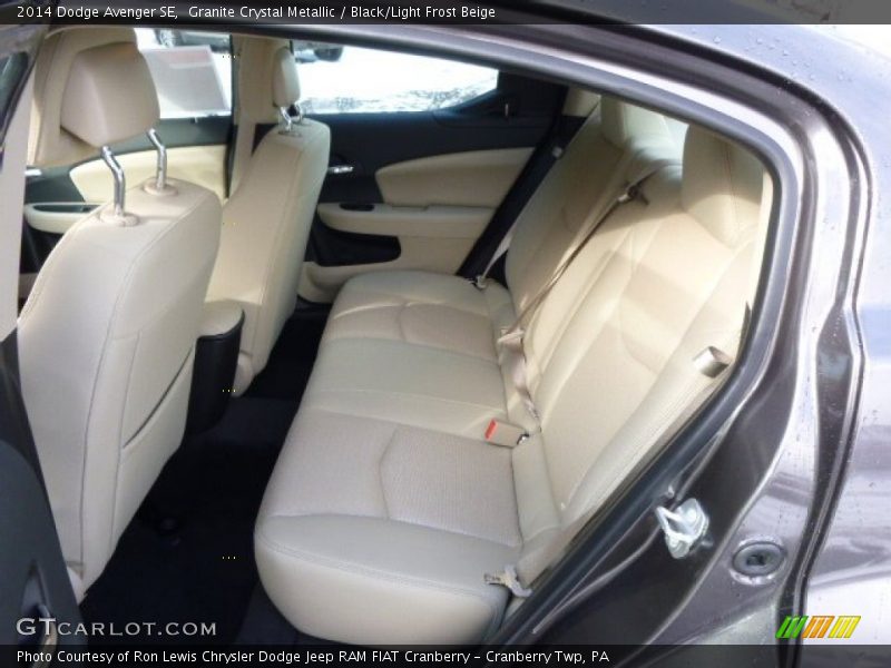 Rear Seat of 2014 Avenger SE