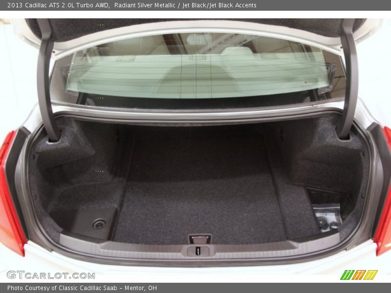 Radiant Silver Metallic / Jet Black/Jet Black Accents 2013 Cadillac ATS 2.0L Turbo AWD