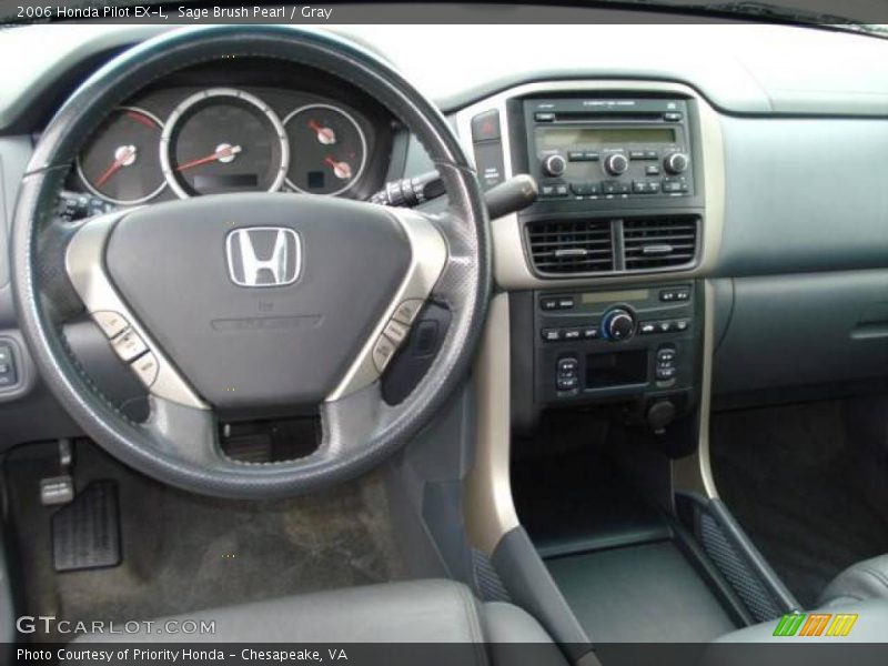 Sage Brush Pearl / Gray 2006 Honda Pilot EX-L