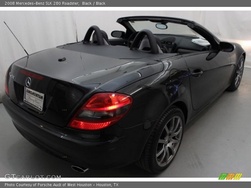 Black / Black 2008 Mercedes-Benz SLK 280 Roadster