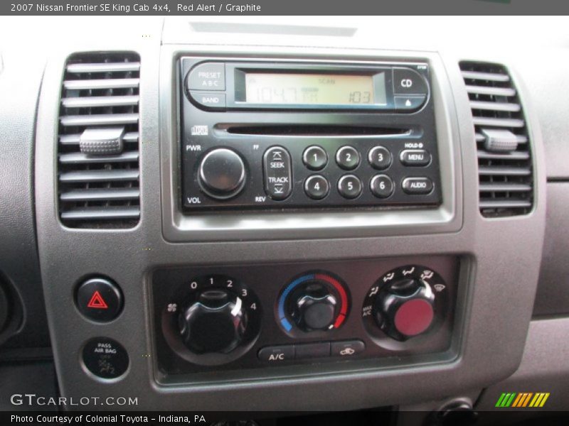 Red Alert / Graphite 2007 Nissan Frontier SE King Cab 4x4