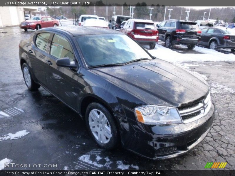 Black Clear Coat / Black 2014 Dodge Avenger SE