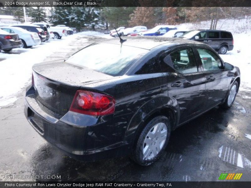 Black Clear Coat / Black 2014 Dodge Avenger SE