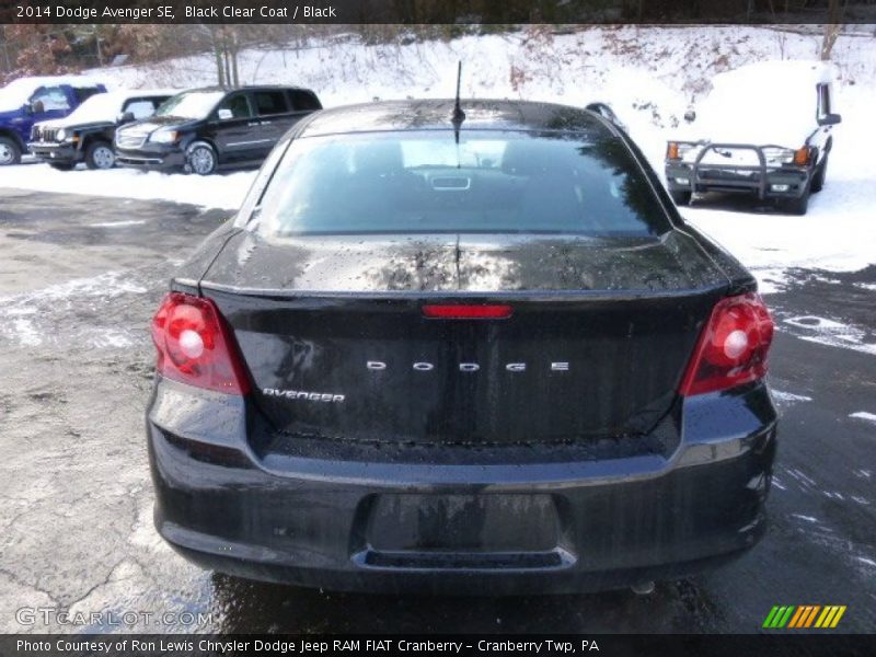 Black Clear Coat / Black 2014 Dodge Avenger SE