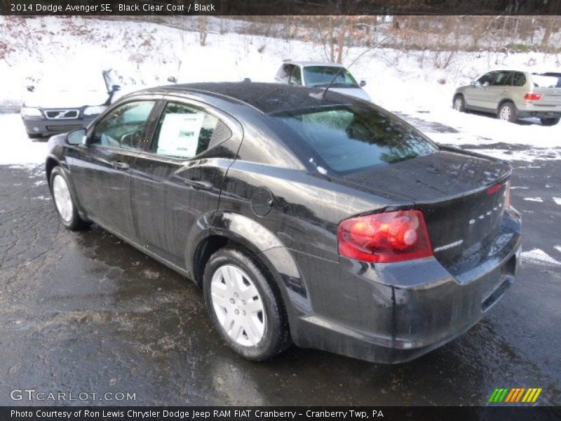 Black Clear Coat / Black 2014 Dodge Avenger SE