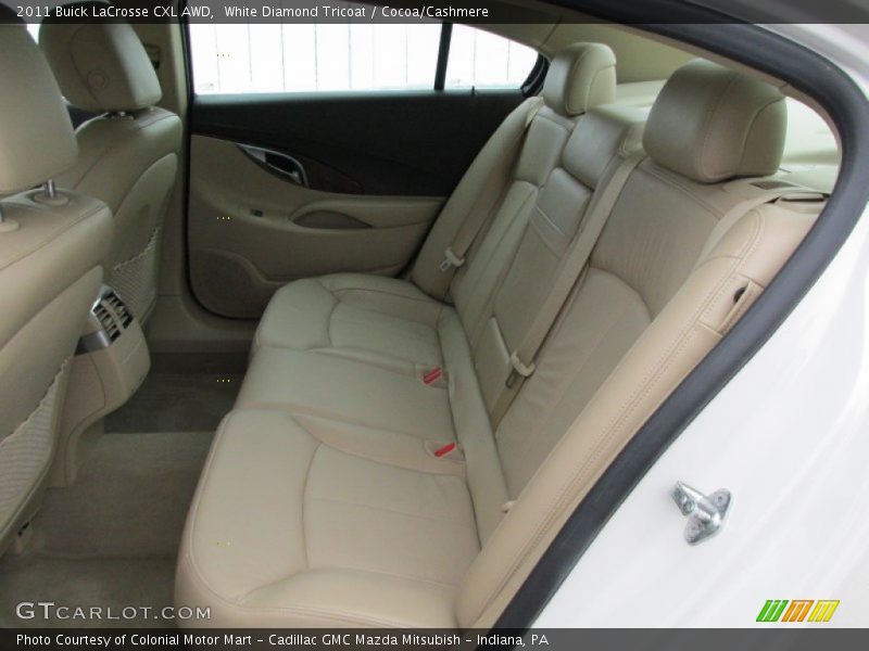 White Diamond Tricoat / Cocoa/Cashmere 2011 Buick LaCrosse CXL AWD