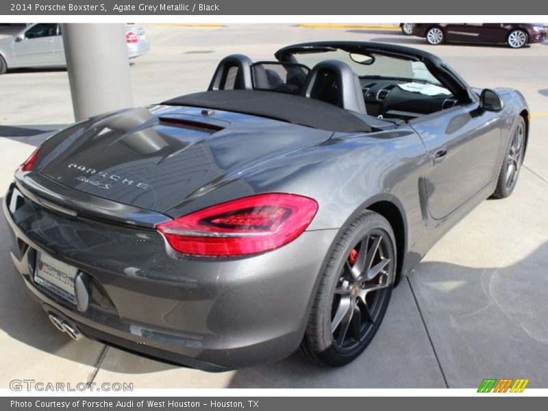 Agate Grey Metallic / Black 2014 Porsche Boxster S