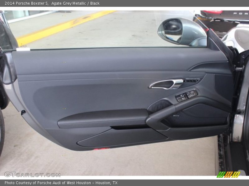 Agate Grey Metallic / Black 2014 Porsche Boxster S