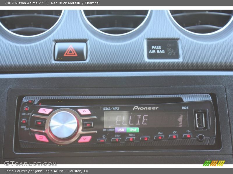 Red Brick Metallic / Charcoal 2009 Nissan Altima 2.5 S