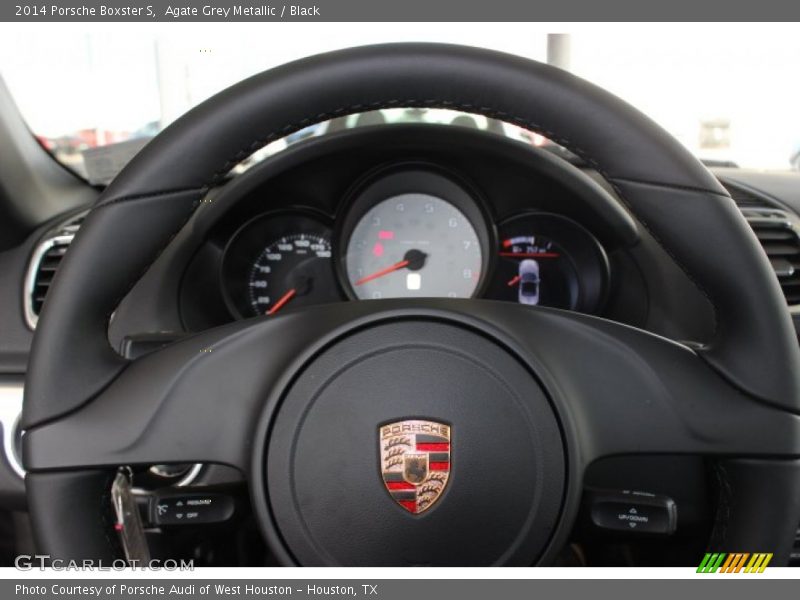 Agate Grey Metallic / Black 2014 Porsche Boxster S