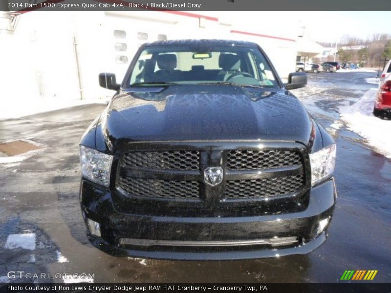 Black / Black/Diesel Gray 2014 Ram 1500 Express Quad Cab 4x4