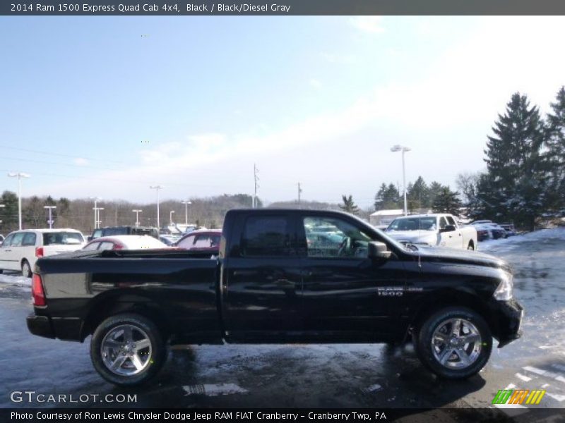 Black / Black/Diesel Gray 2014 Ram 1500 Express Quad Cab 4x4