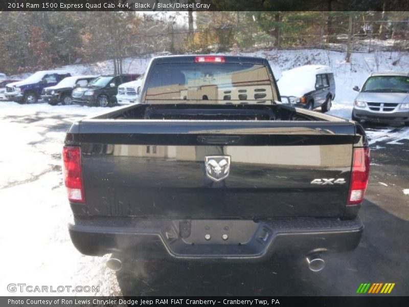Black / Black/Diesel Gray 2014 Ram 1500 Express Quad Cab 4x4